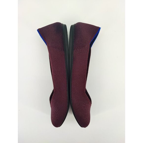 Rothy's Women's Burgundy Knit Slip On Flats Size 6.5 US - Picture 7 of 10